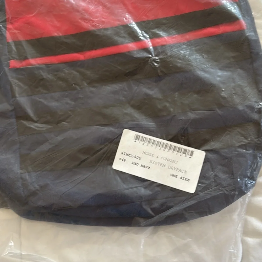 NIB Red and Blue Merse NEW YORK Backpack medium